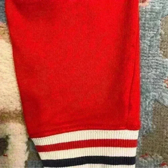 Janie and jack toddler boy sweats jog pants red & striped joggers sweatpant - Picture 6 of 8